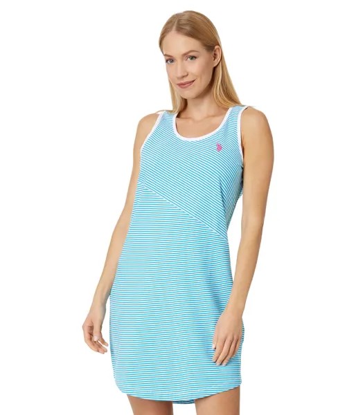 Платье U.S. POLO ASSN., Diagonal Stripe Tank Dress
