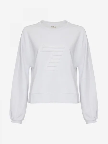 Толстовка женская EA7 Sweatshirt, Белый