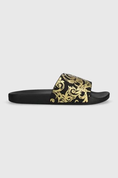 Слайд-шлепанцы Versace Jeans Couture, черный