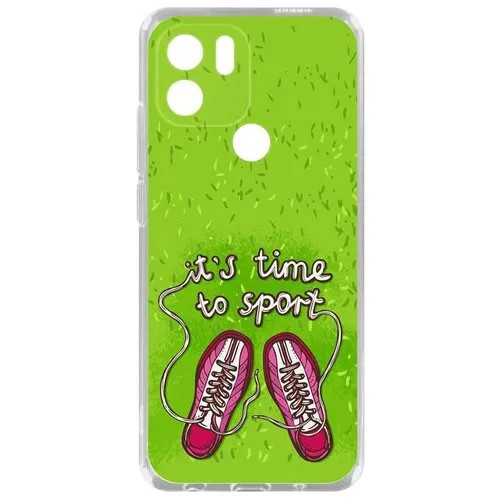 Чехол-накладка Krutoff Clear Case Кроссовки женские Время спорта для Xiaomi Redmi A1+