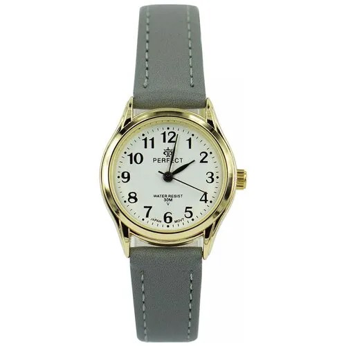 Perfect часы наручные, кварцевые, на батарейке, женские, металлический корпус, кожаный ремень, металлический браслет, с японским механизмом LX017-009-9
