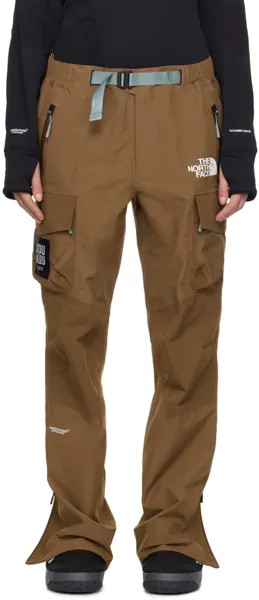 Коричневые брюки с геодезической отделкой The North Face Edition Undercover