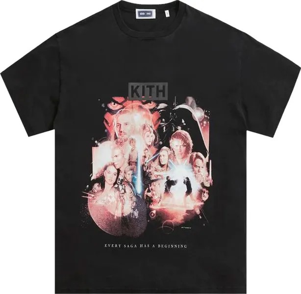 Футболка Kith For Star Wars The Beginning Vintage Tee 'Black', черный