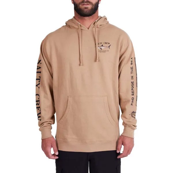 Худи Salty Crew Bruce Hood Fleece, бежевый