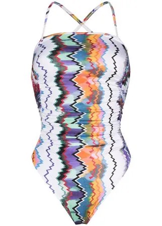 Missoni Mare купальник с узором зигзаг