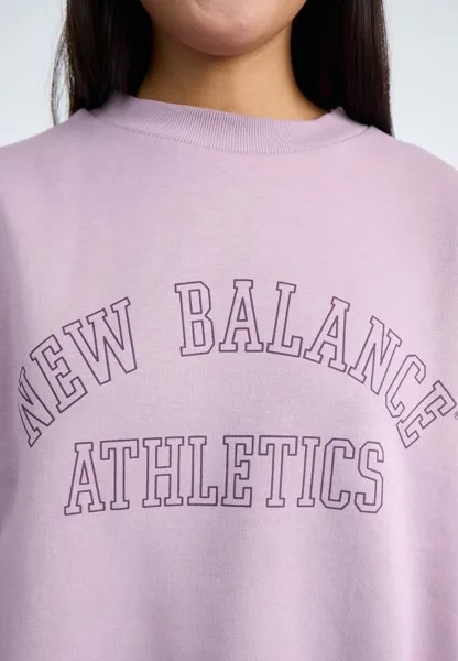 Свитер Graphic Crew New Balance, ледяное вино
