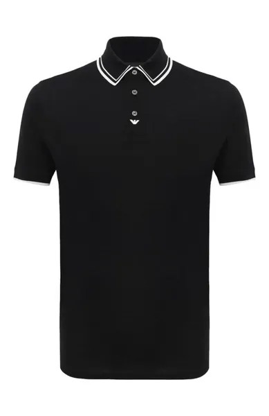 Хлопковое поло Emporio Armani