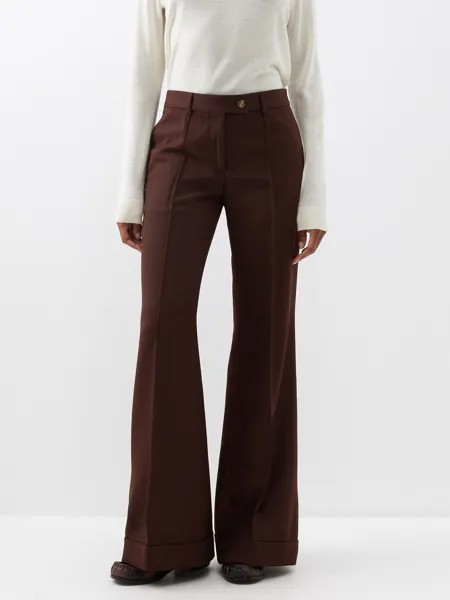 Расклешенные брюки pinna Acne Studios, коричневый