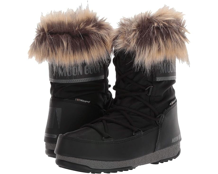 Ботинки MOON BOOT Moon Monaco Low WP 2, черный