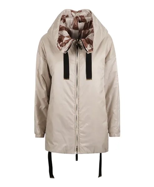 Двусторонняя куртка пуховик Max Mara, серый