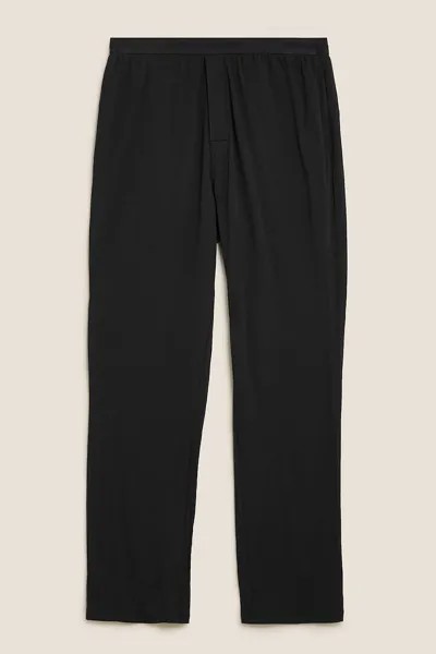 Модальные пижамные брюки Marks & Spencer, черный