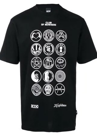 KTZ футболка с принтом