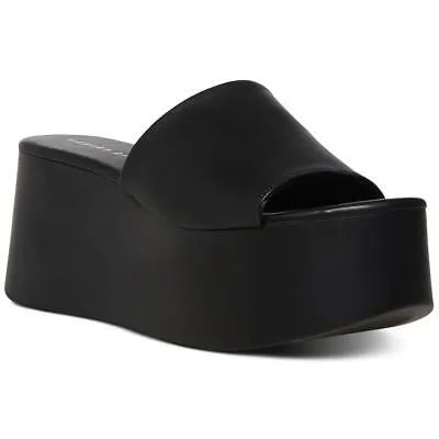 Женские сандалии без шнуровки Madden Girl Cake Slip On Dressy Solid Platform Sandals BHFO 0879