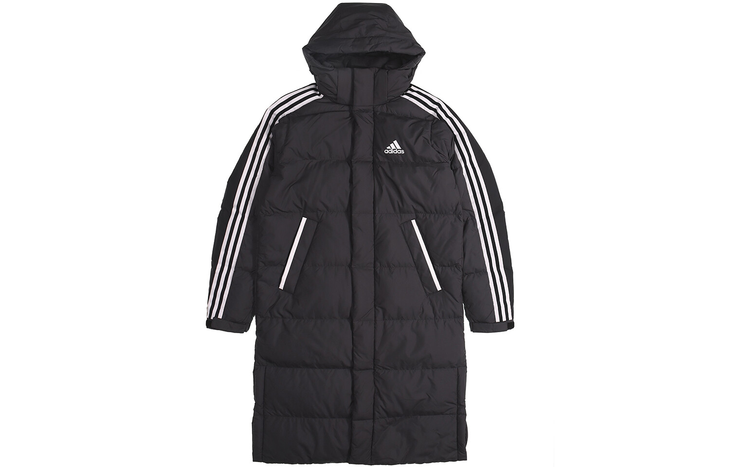Пуховик унисекс черный Adidas, черный