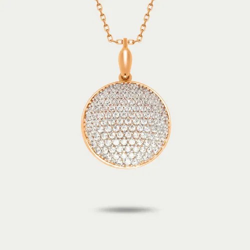 Подвеска GOLD CENTER, золото, 585 проба, фианит