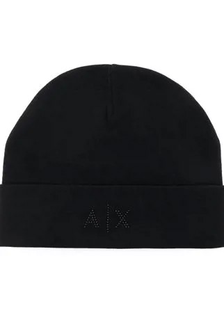 Armani Exchange шапка бини с логотипом