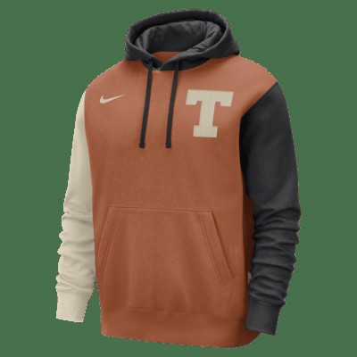 Худи Nike Texas Club Fleece, цвет Desert Orange/Black/Rattan/Rattan