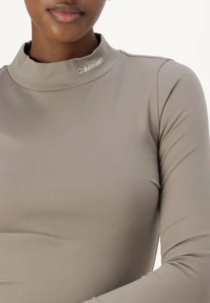 Платье из джерси LOGO MILANO DRESS Calvin Klein, темно-зеленый
