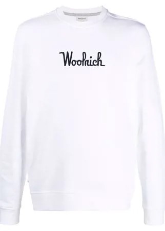 Woolrich толстовка с вышитым логотипом