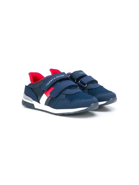 Tommy Hilfiger Junior кроссовки на липучках с логотипом