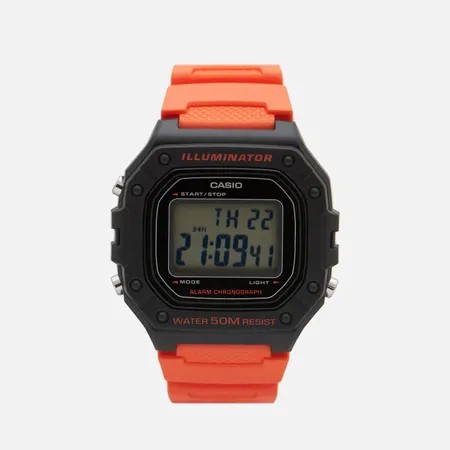 Наручные часы CASIO Collection W-218H-4B2, цвет оранжевый
