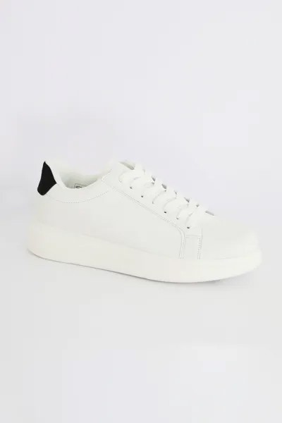 Кроссовки 'Royal' Faux Leather Chunky Sole Lace Up Trainer Brave Soul, белый