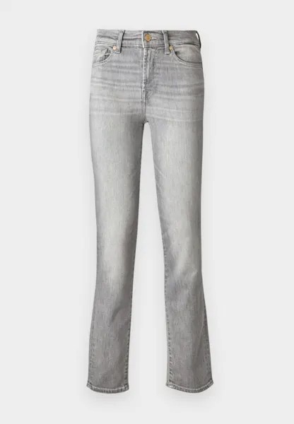 Джинсы узкого кроя ROXANNE LUXE VINTAGE DUST 7 for all mankind, серый