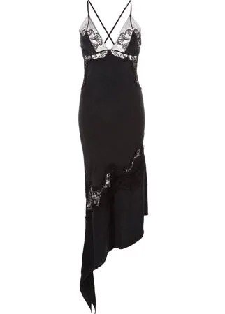 Kiki de Montparnasse платье-комбинация с кружевом