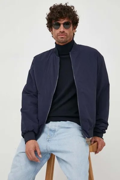 Бомбер United Colors of Benetton, темно-синий