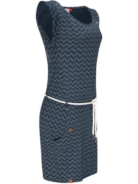 Платье из джерси на день зигзагом Ragwear, синий
