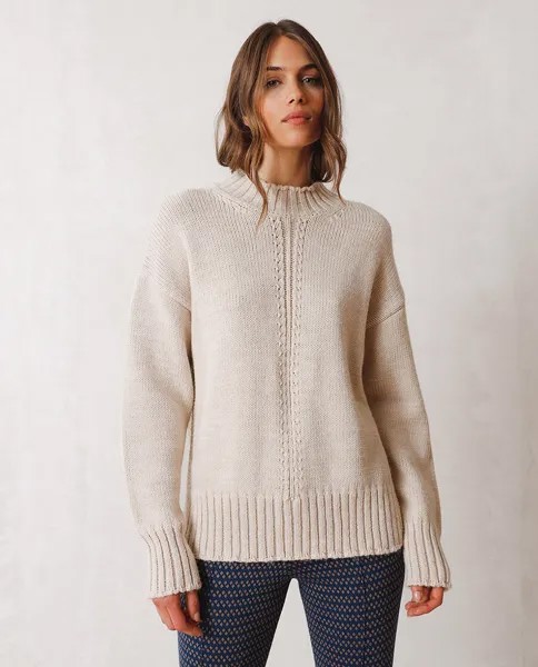 Женский свитер в рубчик с длинными рукавами Indi & Cold