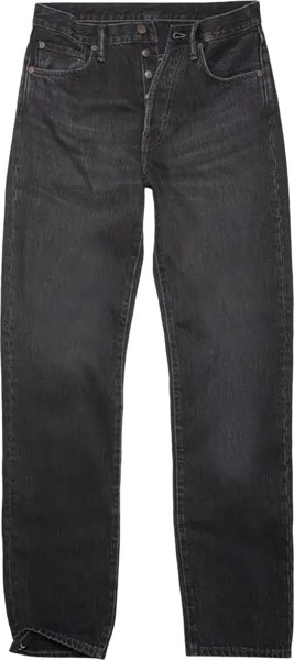 Джинсы Acne Studios Classic Fit Jeans 'Black', черный