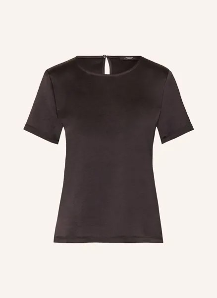 Блуза WEEKEND MaxMara GILBERT aus Satin, черный