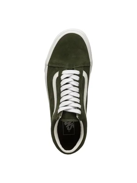 Кроссовки на шнуровке Vans, цвет pig suede grape leaf