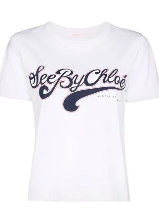 See by Chloé футболка с логотипом