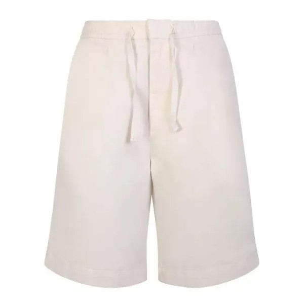 Шорты light beige cotton shorts Officine Generale, мультиколор