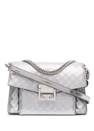 Givenchy сумка на плечо GV3 с эффектом металлик