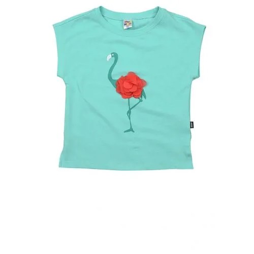Футболка Mini Maxi, размер 116, бирюзовый
