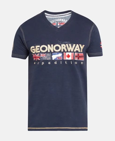 Футболка Geographical Norway, темно-синий