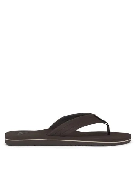 Шлепки Quiksilver, коричневый