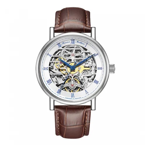 Наручные часы Mikhail Moskvin, коричневый, серебряный