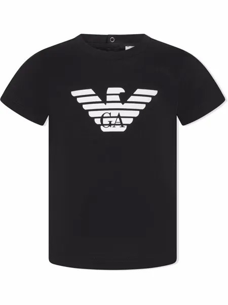 Emporio Armani Kids футболка с логотипом