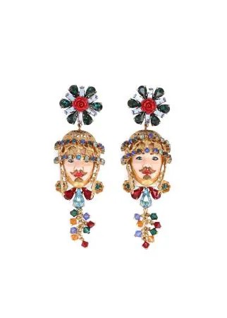 Dolce & Gabbana декорированные серьги-подвески