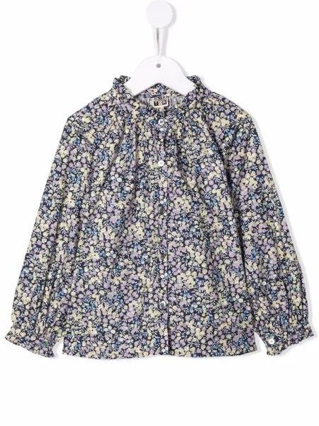 Bonton блузка из органического хлопка с цветочным принтом