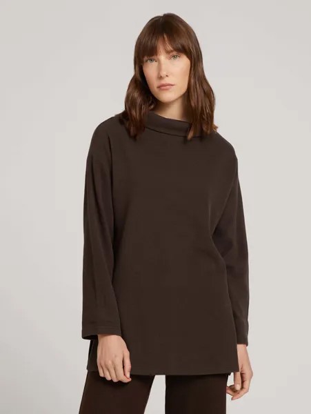 Толстовка женская TOM TAILOR 1028815 коричневая M