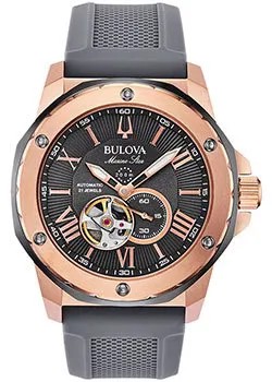 Японские наручные  мужские часы Bulova 98A228. Коллекция Marine Star