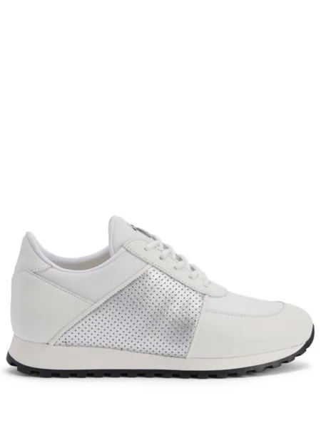 Giuseppe Zanotti кроссовки Jimi Running с логотипом, белый