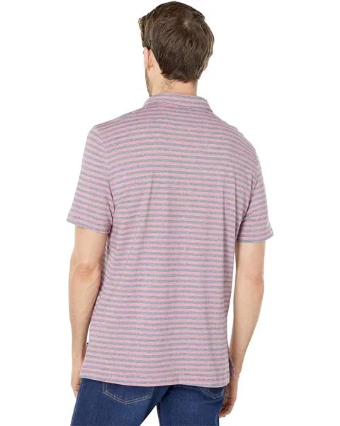 Рубашка Nautica Striped Harbor Shirt, цвет Ocean Garnet