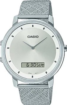 Японские наручные  мужские часы Casio MTP-B200M-7E. Коллекция Ana-Digi