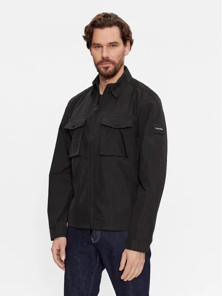 Переходная куртка стандартного кроя Calvin Klein, черный